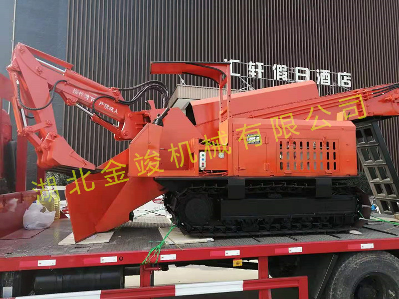 履帶刮板扒渣機(jī)發(fā)車 金竣刮板12-08-04.jpg